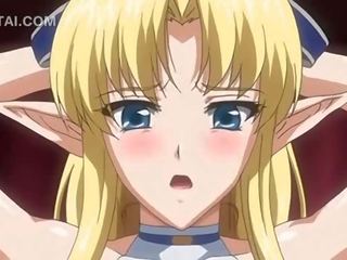 Tremendous blonde anime fairy cunt banged hardcore