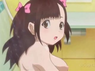 Bilik mandi anime x rated filem dengan yang tidak bersalah remaja telanjang babe