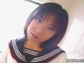 JAVHQ: excellent Japanese school girl's first time.