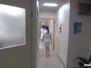 Japanska sjuksköterska blir styggt med en hård upp part6